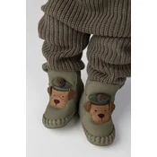 Donsje čevlji za dojenčke nubukovni Junus Booties Terrier
