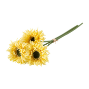 Chaks Šopek umetnega cvetja - Rumena gerbera 25 cm