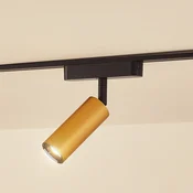 Lindby LED reflektor 48 V Lumaro, zlata barva, O 4 cm, aluminij, z možnostjo - Dnevna soba/jedilnica - Sodobni - zlato