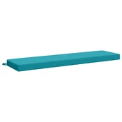 Vidaxl Blazina za klop SOEST 100% poliester Turkizna 140 x 40 x 8 cm