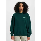 Womens Sweatshirt Typo Hoody Green