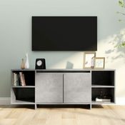 TV ormaric siva boja betona 130 x 35 x 50 cm od iverice