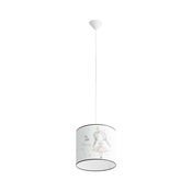Sollux SL.1414 - Decji luster na sajli PRINCESS 1xE27/15W/230V O 30 cm