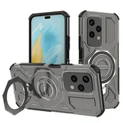 Hibridni ovitek Carbon Shield Pro za Honor 200 Lite - smoke black