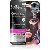 Eveline Maska za lice 8u1 Charcoal, 20ml