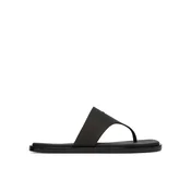 Japonke Calvin Klein Jelly Sandal Thong Mat Tran Tpu HW0HW02964 Črna