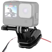 Držač PULUZ držač za vjetrobran motocikla za akcijske kamere (crni)