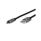 ROLINE 11028772 USB cable 3 m 2.0 USB A Micro-USB B Black