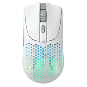 Gaming miš Glorious - Model O 2, opticki, bežicni, bijeli