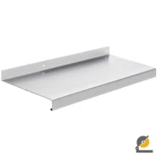 Zunanja okenska polica Standard 25 - aluminij naravno surov s folijo 110 mm