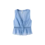MANGO Bluza ELENA  nebeško modra