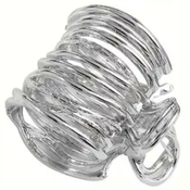 Sponka za lase Kate - Srebrna KP30633