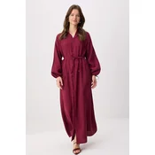 Trendyol Modest Ženska haljina Tctss26Eb00201, Bordo