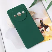 Maska za mobilni telefon Xiaomi Redmi A3 TERACELL SOFT VELVET, Tamnozelena