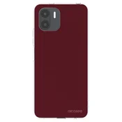 Silikonski prozorni ovitek za Xiaomi Redmi A1 - Burgundy red