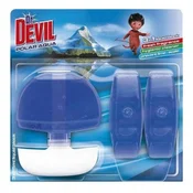 Dr. Devil gel za viseči WC gel 3 x 55 ml - Polar Aqua