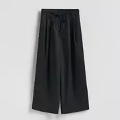 Reserved - Lanene pantalone sa vezivanjem