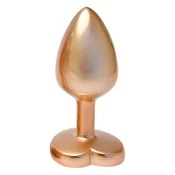 Mali analni čep Dreamtoys Gleaming Love Pearl Gold Plug
