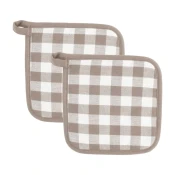 Bombažne kuhinjske rokavice v kompletu 2 ks Gingham – Tiseco Home Studio