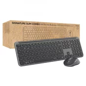 Logitech 920-012505 tipkovnica Miš priložen Office RF bežični + Bluetooth AZERTY Francuski Grafit