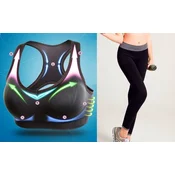 Sportski push up grudnjak i helanke za trcanje, fitness i teretanu