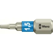 Wera 1/4 DIN3126C6.3 nastavek iz nerjavečega jekla za šesterokotne vijake 1,5x25 mm