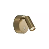 Ideal Lux - polnilna zatemnjiva stenska točkovna LED svetilka BEAN LED/3W/5V CRI95 medenina