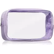 Notino Travel Collection Cosmetic bag prozorna kozmetična torbica M Purple 1 kos