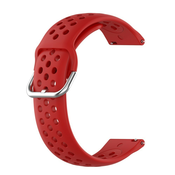 Silikonski pas za uro Huawei Watch 3/Watch 3 Pro Hollow - rdeč