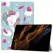 Etui Techsuit FoldPro za Samsung Galaxy Tab S8 Ultra/S9 Ultra/S10 Ultra - unicorn