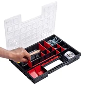 shumee Škatle za sortiranje 5 kosov z delilniki 385x283x50 mm plastika