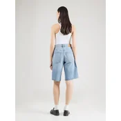 G-Star Raw Jeans kratke hlače Clean Edge D28383-E352 Svetlo modra Wide Fit