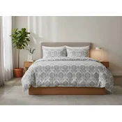 Tekstilshop Pamucna posteljina Classic Ornament, 140x200 cm, Siva