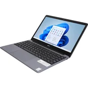 UMAX laptop VisionBook 14WQ LTE (14, 1 IPS FHD 1920x1080, Qualcomm 468@1,8 GHz (ARM), 4GB, 128GB, Qualcomm 618, W11P), sivi