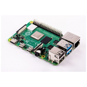 Raspberry Pi 4 Modell B 4GB ARM-Cortex-A72 4x 1,50GHz, 4GB RAM, WLAN-ac, Bluetooth 5, LAN, 4x USB, 2x Micro-HDMI