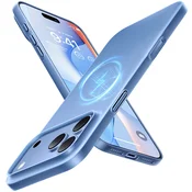 Premium ovitek Torras OriginFit-Mag za iPhone 17 Pro Max/18 Pro Max - light blue