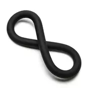 Perfect Fit Silicone Hefty Wrap Ring Cockring 22.9cm Black