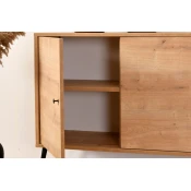 Hanah Home Konzola Calvin, 80x180x41 cm, Hrast