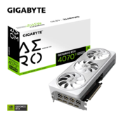 GIGABYTE GeForce RTX 4070 Ti SUPER Aero OC 16G – 16GB GDDR6X, 1x HDMI, 3x DP