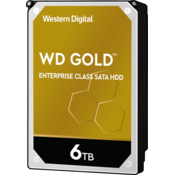 WD trdi disk RE 6TB SATA 3, 6Gbs, 7200rpm, 128MB GOLD