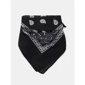 Sinsay - Pamucna bandana sa paisley šarom - crno