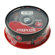 Maxell DVD-R 16x, 4.7GB 25 kom spindle, 275520.40.TE