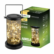 LUMILED Solarna LED svetilka za zunanjo vrtno stoječo visečo svetilko 3000K IP44