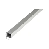 KVADRATNA CEV ALU 15x15x1mm 1m ELOKSIRANA, SREBRNA | Topdom