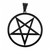 Ogrlica z obeskom ETNOX - Plain Pentagram - narobe obrnjen - SK4105A