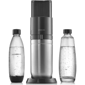 SODASTREAM SM DUO Black CQC Stroj za sodu crna + Bo Trio Play Black Boca