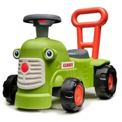 Alltoys Otroški poganjalec Claas – svetlo zeleni traktor z volanom