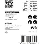 BOSCH EXPERT SDS plus-7X set 6/6/8/8/10 mm, 5 kosov 2608900198