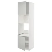 METOD Visoki element za ugradne uredaje, bela/Havstorp svetlosiva, 60x60x220 cm