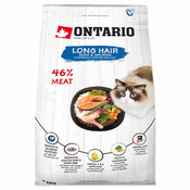 Ontario Cat Long Hair Duck & Salmon 2 kg